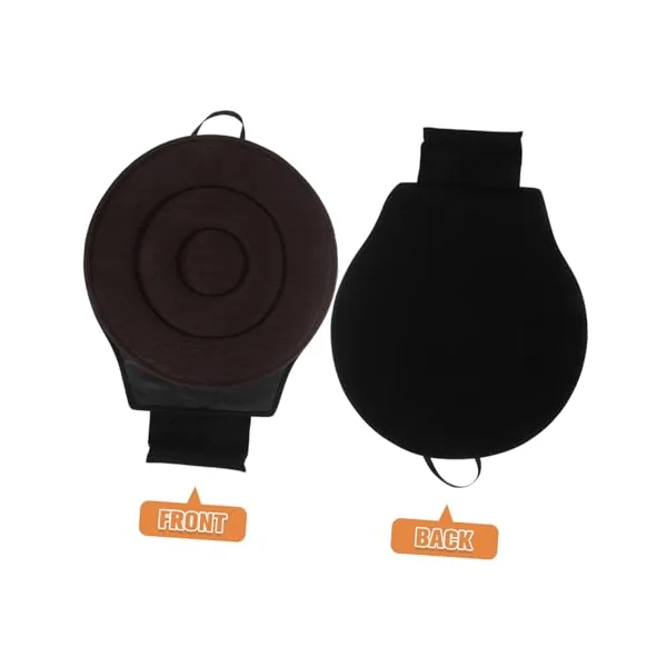Ciieeo 360° Rotating Car Seat Cushion with Ergonomic Sponge Pad and Non-slip Polyurethane Base, Portable Comfortable Seat Cushion for Elderly and Pregnant Women in Vehicles and Different