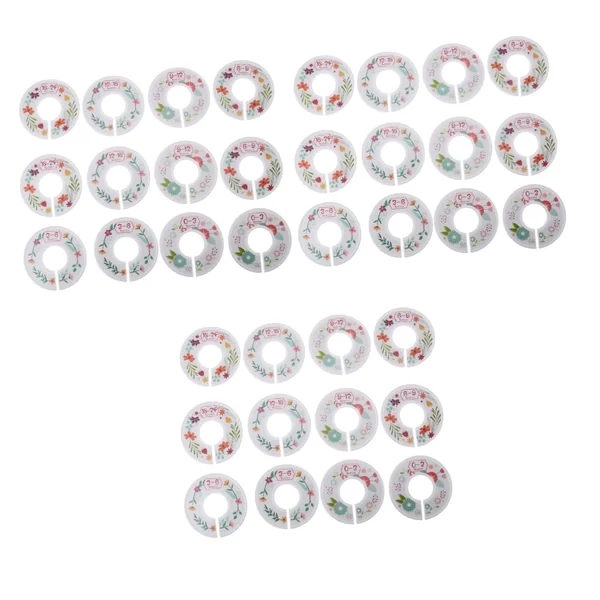 Ciieeo 36pcs Nursery Closet Organizer Dividers Cartoon Age Clothes Dividers for Boys and Girls Closet Organizer DIY Clothes for Boys and Girls Wardrobe