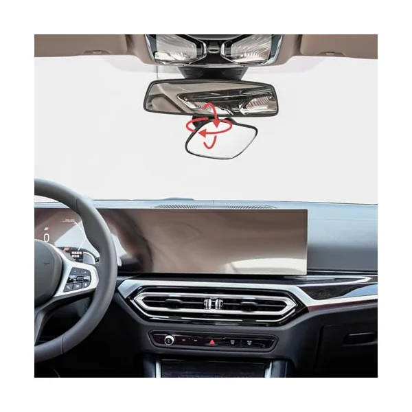 Ciieeo Car Seat Mirror for Rear Facing Infants, Black Abs and Glass Material, Backseat Viewing and Safe Driving Car Rear View Mirror for Vehicle Interior