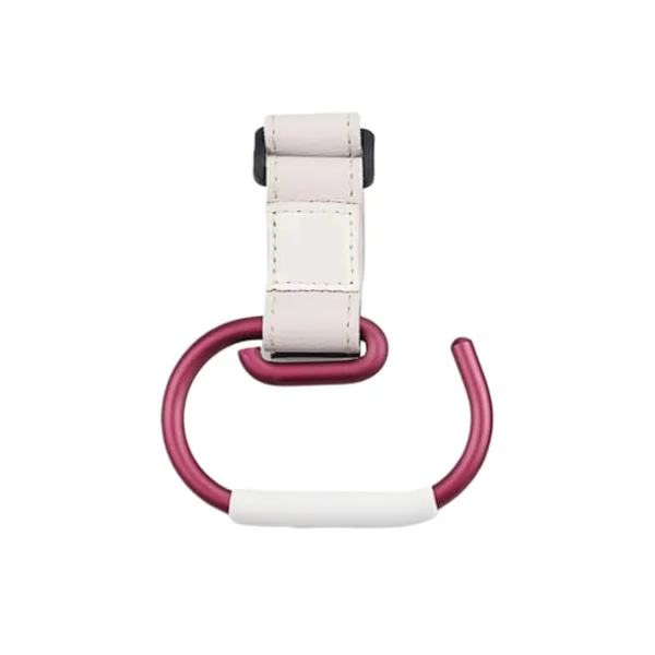 Ciieeo Heavy Duty Buggy Hook for Stroller with Aluminium Alloy and Pu Material Stroller Clips for Hanging Groceries and Bags for Shopping and Wheelchairs for New Parents