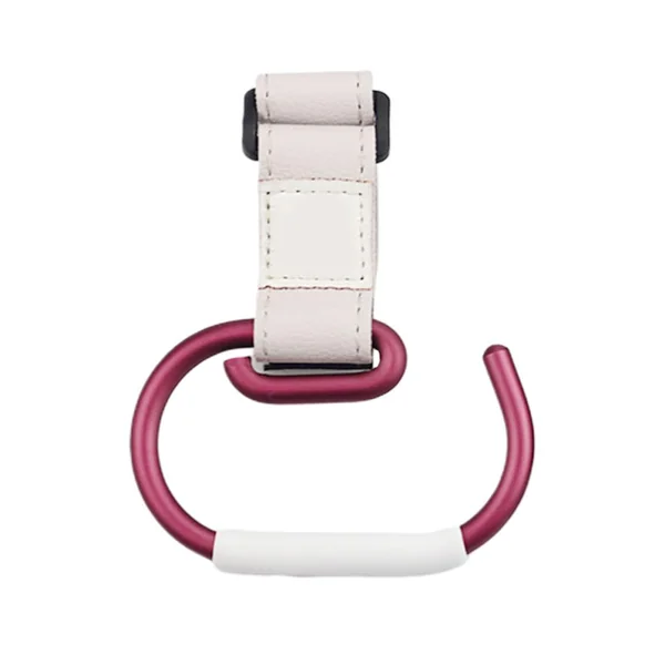 Ciieeo Heavy Duty Buggy Hook for Stroller with Aluminium Alloy and Pu Material Stroller Clips for Hanging Groceries and Bags for Shopping and Wheelchairs for New Parents
