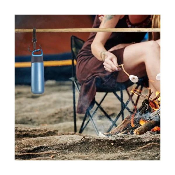 Ciieeo Multi-use Double Hook Stroller Hanger for Shopping Bags and Prams, Made of Sturdy Plastic and Polyester, Safe and Convenient to Use, for Outdoor Shopping and Everyday Use