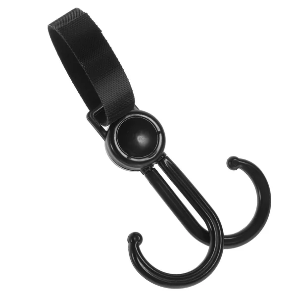 Ciieeo Multi-use Stroller Hanger Double Hook with Plastic and Polyester Material, Reusable and Safe Convenient Stroller Bag Hook for Shopping Trolley and Pram Travel Bag