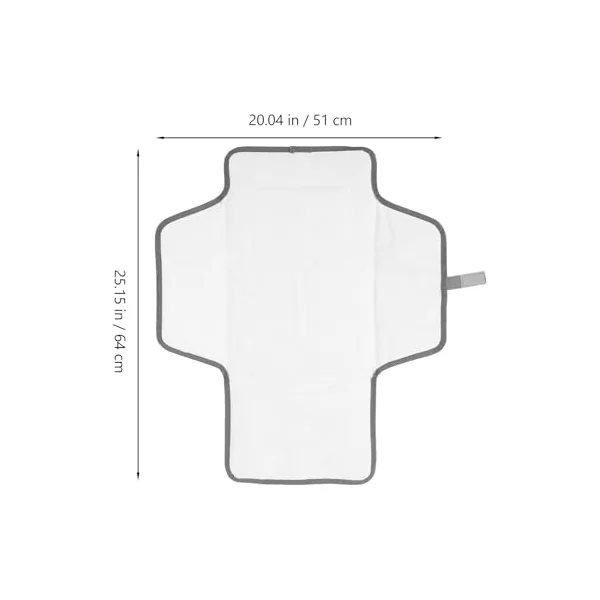Ciieeo Portable Waterproof Diaper Changing Pad Sheet with Leak Protection and Foldable Design, Made of Sturdy Polyester and Peva, for Travel and Portable Changing Station