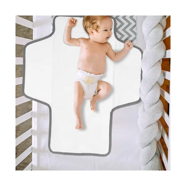 Ciieeo Portable Waterproof Diaper Changing Pad Sheet with Leak Protection and Foldable Design, Made of Sturdy Polyester and Peva, for Travel and Portable Changing Station