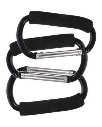 Ciieeo Stroller Hooks and 3pcs Aluminum Alloy with Strong Bearing Capacity Easy Installation, Lightweight Carabiner Hooks Convenient Multi-use Stroller Accessories for Outdoor Use