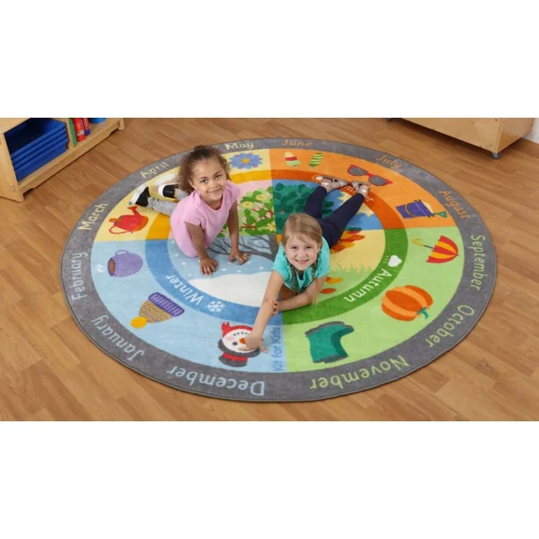 Circular Seasons Carpet 2m