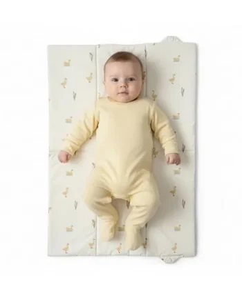 Clair de Lune Duckling Foldable Changing Mat, Easy Clean Soft Water Resistant Travel Pad 60 x 34 cm