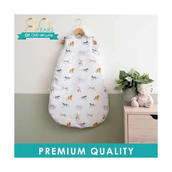 Clair de Lune Jungle Dream 2.5 Tog Baby Sleeping Bag - 0-6 Months
