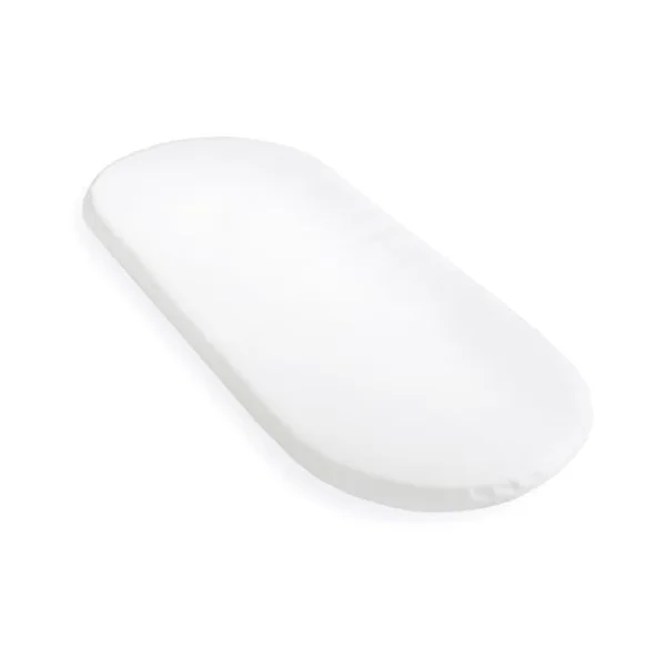 Clair de Lune Moses Basket/Noah Pod Fibre Mattress with Waterproof Cover, Baby Bassinet Mattress 74 x 28 cm