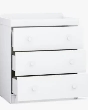 Classic Dresser with changer - White