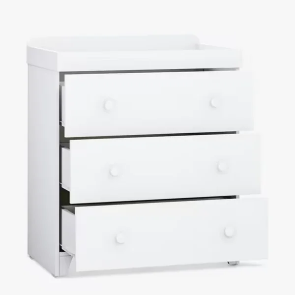 Classic Dresser with changer - White
