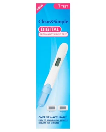Clear & Simple Digital Pregnancy Rapid Test