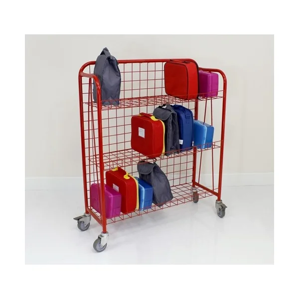 Coloured Lunchbox Trolley
