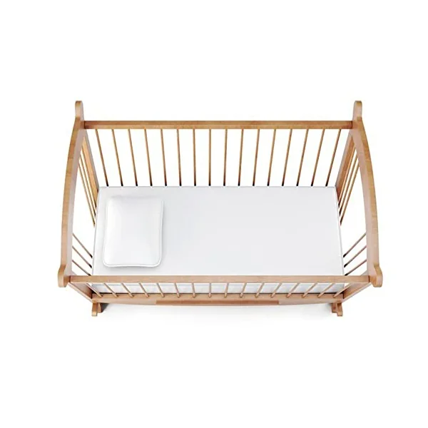 Comfort Collections Crib Mattress Waterproof Breathable Quilted Mattress Cover Toddler and Baby Quilted Extra Thick Foam Cot Bed Mattress 89 X 36 X 4 CM