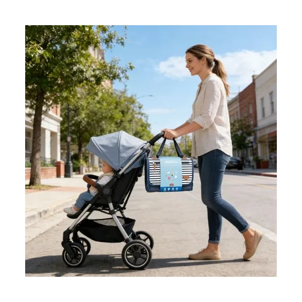 Compact Changing Mat with Storage Pocket for Travel Convenience Outdoor Diaper Changing Mat