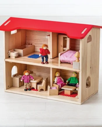 Complete Wooden Dolls House