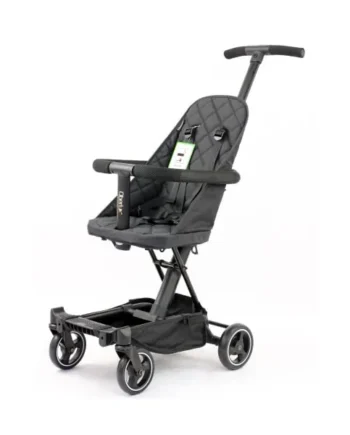 Convertible 3-in-1 Baby Stroller | Pushchair Rider, Lightweight, Foldable & Compact Travel Buggy, 6 Months+, 6.5kg (Black)