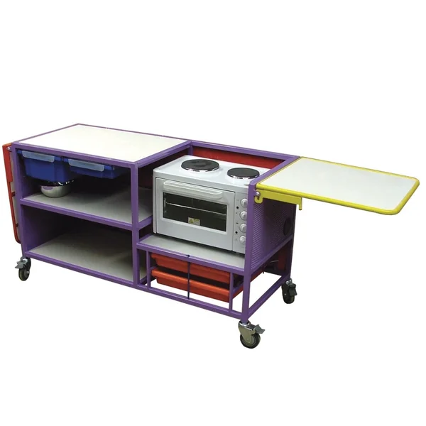 Cooker Trolley with Extending Table