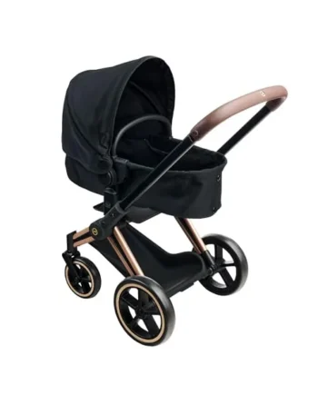 Corolle Mon Grand Poupon Cybex Doll's Pram - 3-in-1 Doll's Pram as Buggy & Carry Bed, Foldable with Hood & Basket, for Dolls 36-42 cm, 60 cm, from 3 Years