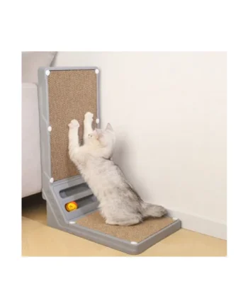 Corrugated L-shaped Cat Scratcher with Toys 25cm(W) x 40cm(D) x 60cm(H)