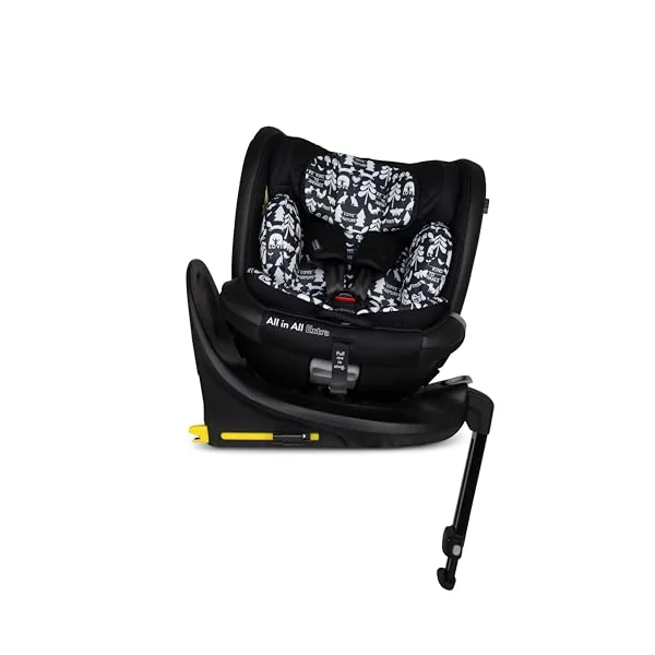 COSATTO All in All Extra i-Size 360° Spin Rotating Car Seat - 360° Swivel, Group 0+123, 0-36 kg, 0-12years, ISOFIX, ERF, Exclusive Anti-Escape System (Silhouette)