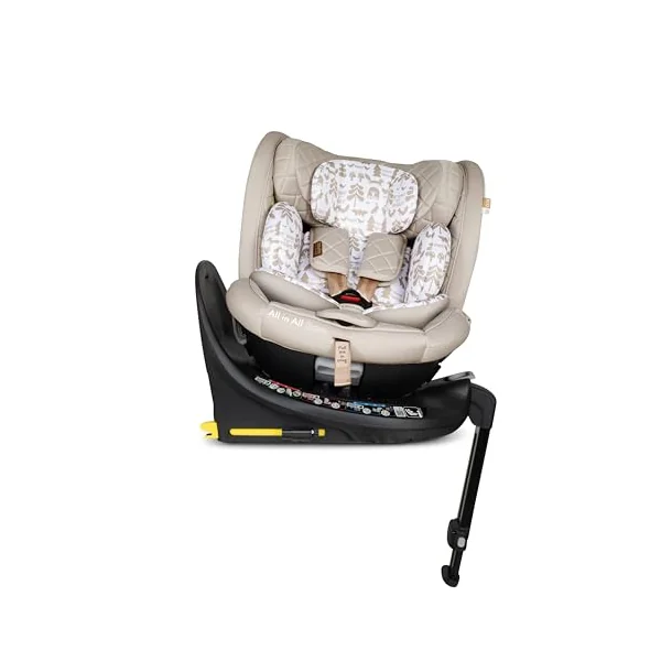 COSATTO All in All Extra i-Size 360° Spin Rotating Car Seat - 360° Swivel, Group 0+123, 0-36 kg, 0-12years, ISOFIX, ERF, Exclusive Anti-Escape System (Whisper)