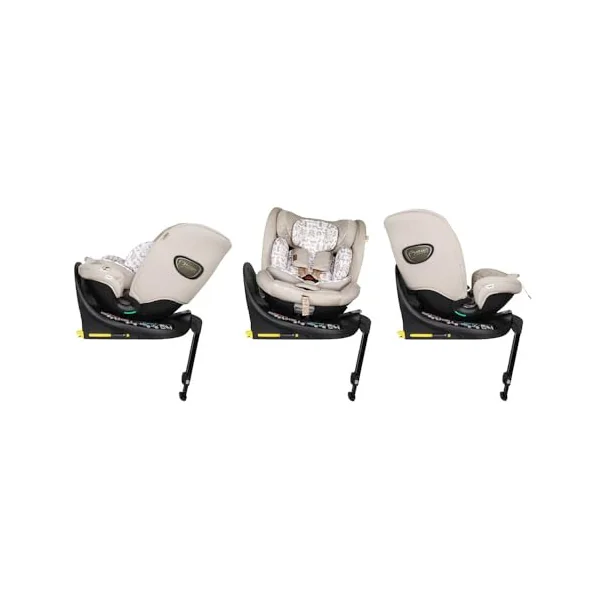 COSATTO All in All Extra i-Size 360° Spin Rotating Car Seat - 360° Swivel, Group 0+123, 0-36 kg, 0-12years, ISOFIX, ERF, Exclusive Anti-Escape System (Whisper)