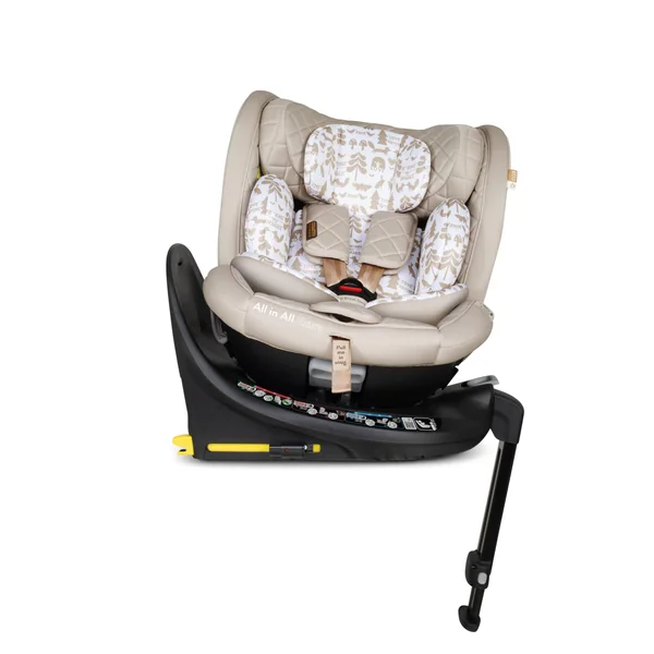 COSATTO All in All Extra i-Size 360° Spin Rotating Car Seat - 360° Swivel, Group 0+123, 0-36 kg, 0-12years, ISOFIX, ERF, Exclusive Anti-Escape System (Whisper)
