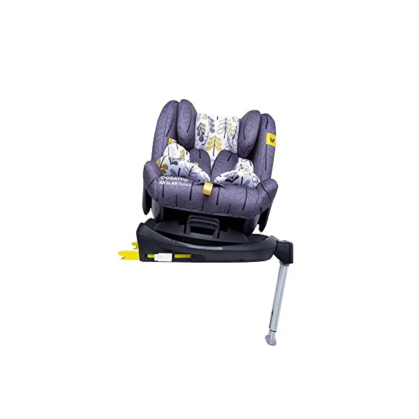 Cosatto All in All Rotate 360° Swivel Spin Car Seat - Group 0+123, 0-36 kg, 0-12years, ISOFIX, ERF, Anti-Escape (Fika Forest) | Group 0+123, 0-36 kg, 0 to 12years, ISOFIX, ERF, Anti-Escape