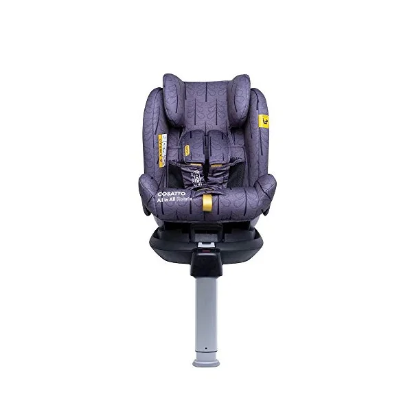 Cosatto All in All Rotate 360° Swivel Spin Car Seat - Group 0+123, 0-36 kg, 0-12years, ISOFIX, ERF, Anti-Escape (Fika Forest) | Group 0+123, 0-36 kg, 0 to 12years, ISOFIX, ERF, Anti-Escape