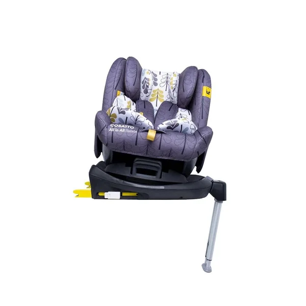 Cosatto All in All Rotate 360° Swivel Spin Car Seat - Group 0+123, 0-36 kg, 0-12years, ISOFIX, ERF, Anti-Escape (Fika Forest) | Group 0+123, 0-36 kg, 0 to 12years, ISOFIX, ERF, Anti-Escape