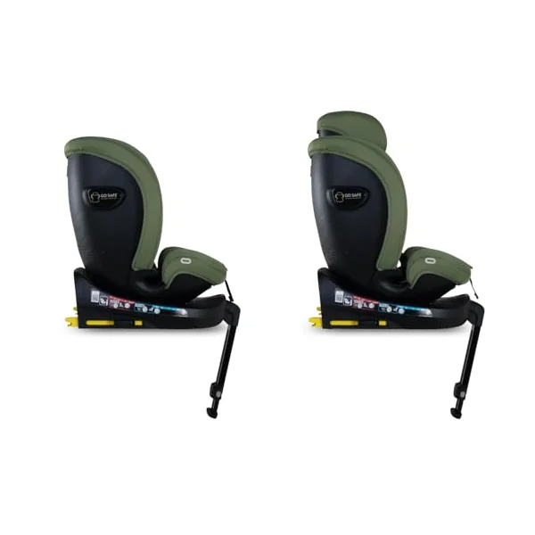 COSATTO Come & Go 2-360° Rotate Car Seat, Birth to 4 Years (0-105cm), Group 0/0+/1 ISOFIX Integrated Base, R129, ERF, Side Impact Protection, 5 Point Plus Anti Escape (Hoglet)