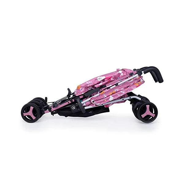 Cosatto Supa 3 Pushchair with Footmuff – Lightweight Stroller from Birth to 25Kg - Easy, Compact, Umbrella Fold, Large Shopping Basket, Carry Handle Footmuff (Dusky Unicorn Land)