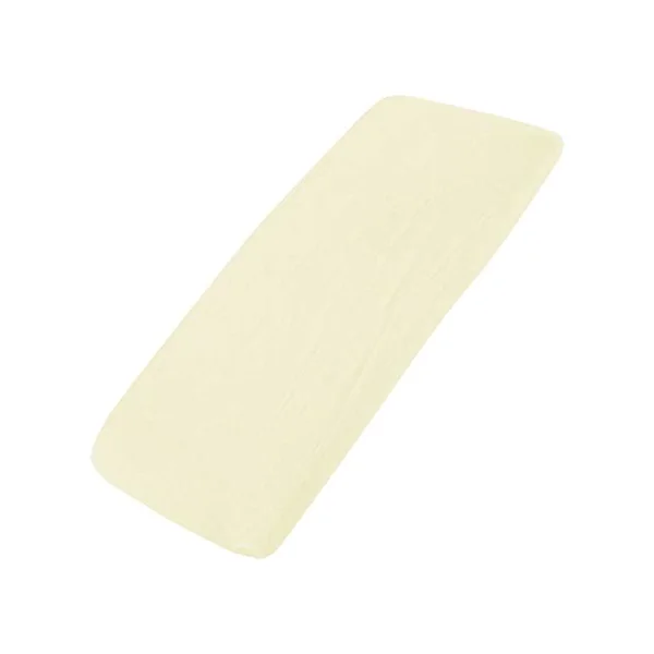 Cot Bed Fitted Sheet 100% Cotton 140x70cm - 2X Cream / 2X Lemon