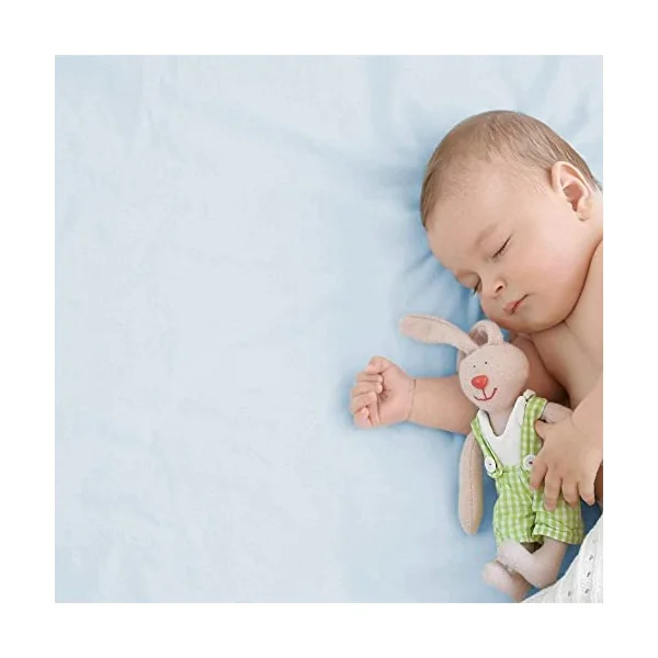 Cot Bed Fitted Sheet 100% Cotton 140x70cm - 2x White