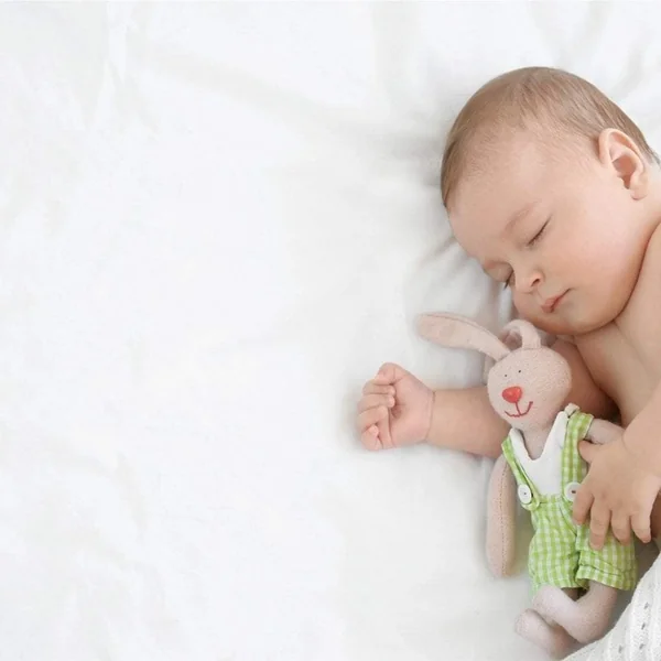 Cot Bed Fitted Sheet 100% Cotton 140x70cm - 2x White