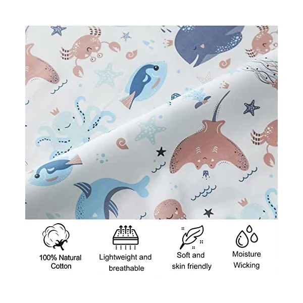 Cot Bed Fitted Sheets 140 x 70 Cotton Jersey | Hypoallergenic Toddler Bed Sheet Fully Elasticated Skirt Breathable Easy Care | Junior Bed sheets