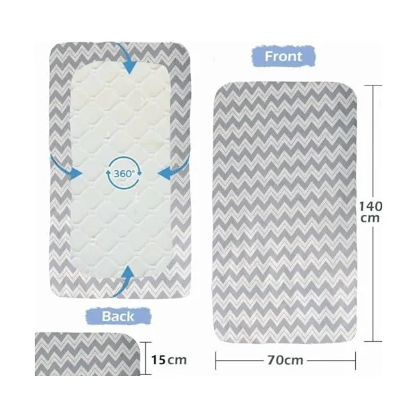 Cot Bed Fitted Sheets 140 x 70 Cotton Jersey | Hypoallergenic Toddler Bed Sheet Fully Elasticated Skirt Breathable Easy Care | Junior Bed sheets