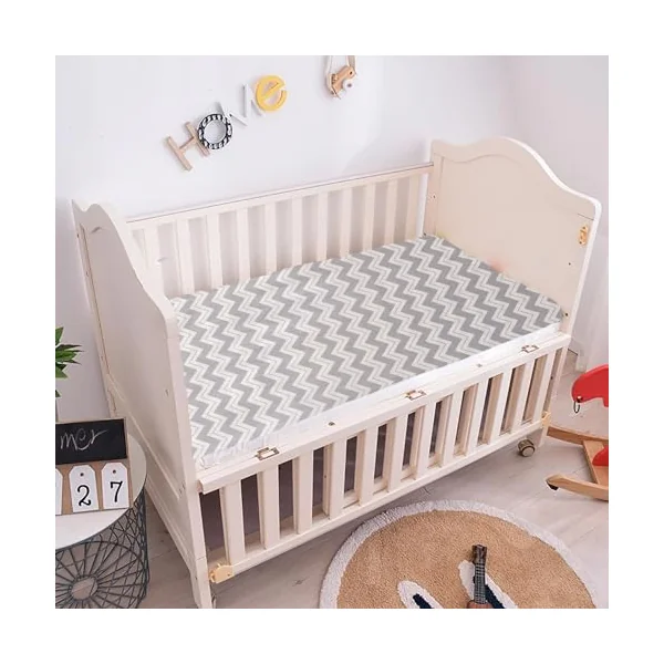 Cot Bed Fitted Sheets 140 x 70 Cotton Jersey | Hypoallergenic Toddler Bed Sheet Fully Elasticated Skirt Breathable Easy Care | Junior Bed sheets
