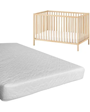 Cot Bed Foam Mattress Fully Breathable with Waterproof & Durable Fabric, Zipped Removable Washable Cover for Cot, Folding Bed & Daybed (140 x 70 x 13 cm)