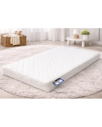 COT Bed Mattress 130 x 70 x 10 CM | Eco Breathable Toddler and Baby Quilted Extra Thick Depth Cot Bed Mattress with Quilted Removable and Breathable Cover | Made in UK