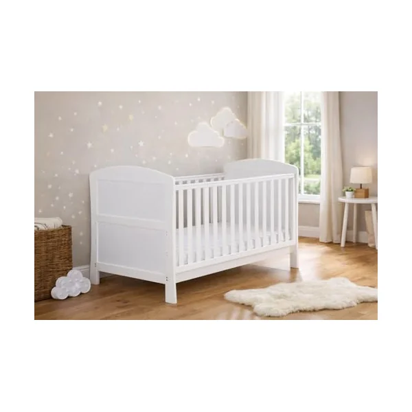 COT Bed Mattress 130 x 70 x 10 CM | Eco Breathable Toddler and Baby Quilted Extra Thick Depth Cot Bed Mattress with Quilted Removable and Breathable Cover | Made in UK