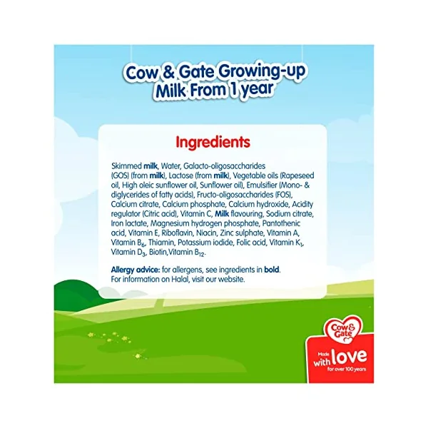 Cow & Gate Growing Up RTF Milk Liquid STAGE 3 (1-2yrs)