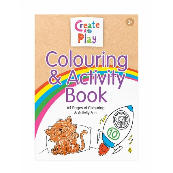 Create And Play Colouring & Activity Book