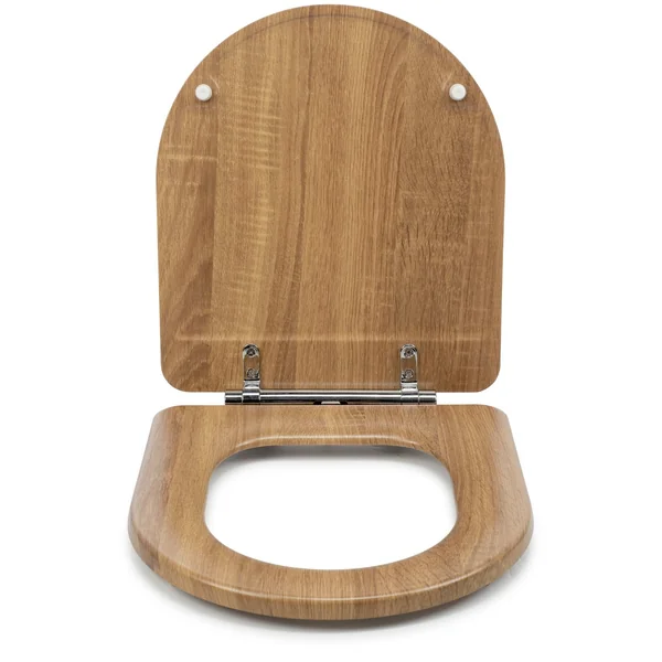 Croydex Levico Slow Close D Shaped Toilet Seat - Oak