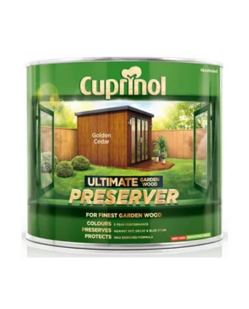 Cuprinol Ultimate Garden Wood Preserver 1L All Colours Golden Cedar