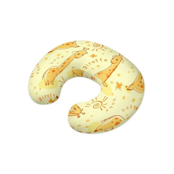 Cute Giraffe Nursing Pillow Cover Nursing Pillows for Breastfeeding Fits The Original Support for Breastfeeding Nipple Shields for Breastfeeding Newborn
