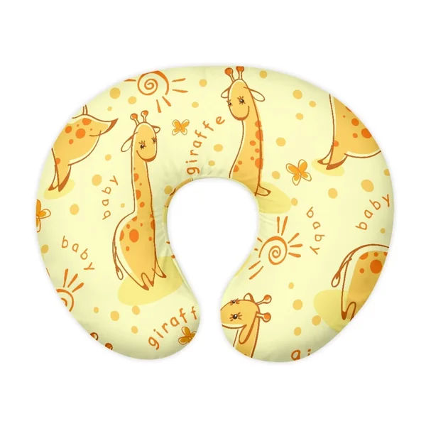 Cute Giraffe Nursing Pillow Cover Nursing Pillows for Breastfeeding Fits The Original Support for Breastfeeding Nipple Shields for Breastfeeding Newborn