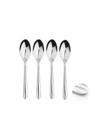 Cutlery Sets Stainless Steel 18/8 Teaspoon 4pc Set Catering Nova